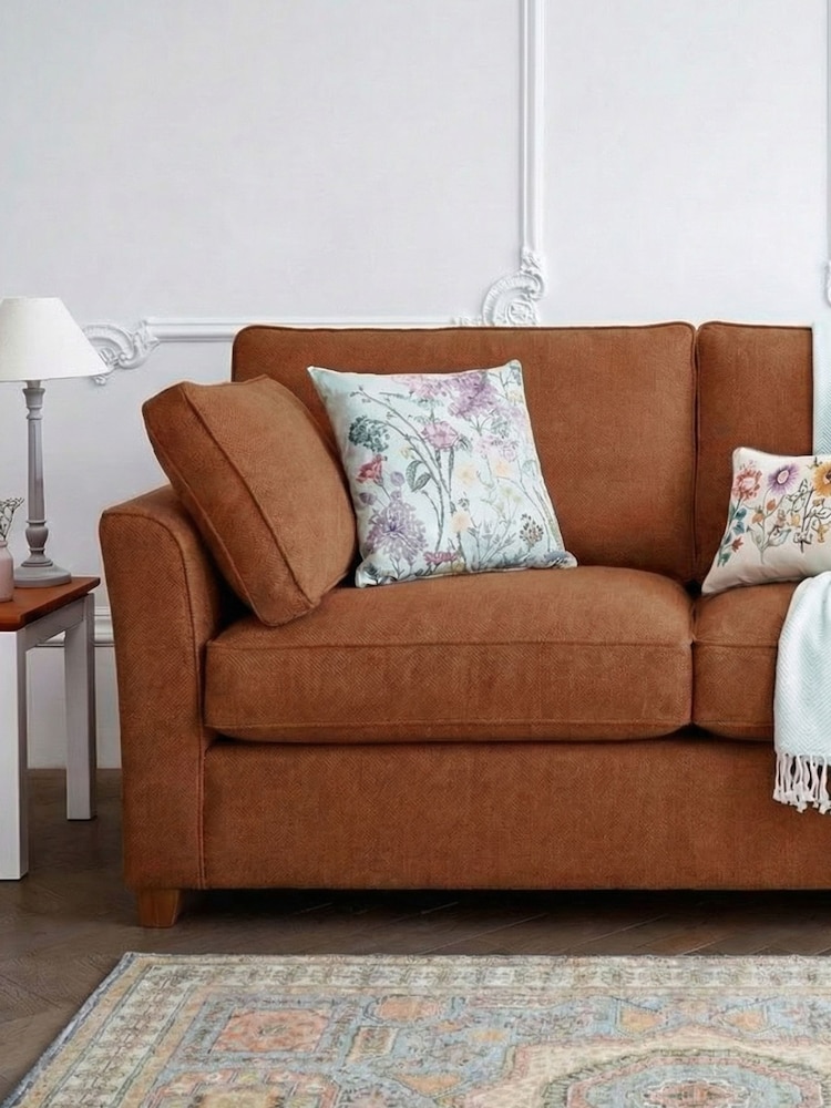 Willow & Hall Ember Orange Elmley Sofa Bed - Image 2 of 5 Willow & Hall Ember Orange Elmley Sofa Bed - Image 2 of 5