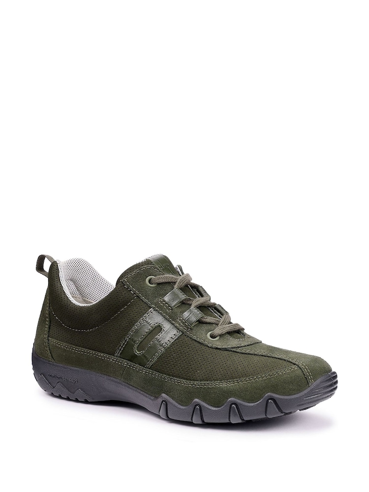 Hotter Green Extra Wide Fit Leanne II Lace-Up Active Shoes - Image 2 of 4 Hotter Green Extra Wide Fit Leanne II Lace-Up Active Shoes - Image 2 of 4
