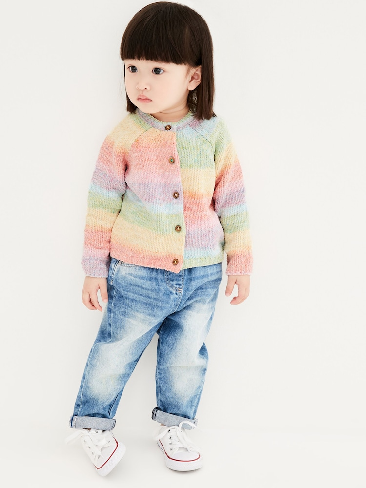 Rainbow Super Soft Chenille Cardigan (3mths-7yrs) - Image 2 of 6