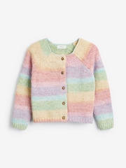 Rainbow Super Soft Chenille Cardigan (3mths-7yrs) - Image 4 of 6