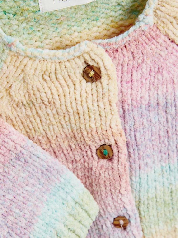 Rainbow Super Soft Chenille Cardigan (3mths-7yrs) - Image 6 of 6