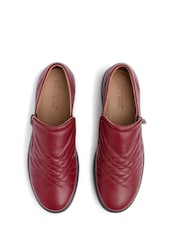 Hotter Red Standard Fit Extra Wide Fit Poppy Slip-On/Zip Cupsole Trainers - Image 3 of 4