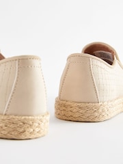 Stone Woven Espadrilles Loafers - Image 3 of 5