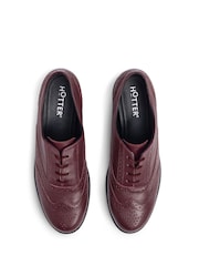 Hotter Red Wide Fit Echo Lace-Up Full Shoes - Image 4 of 4