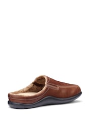 Hotter Tan Brown Standard Fit Slide Slip-On Slippers - Image 3 of 3