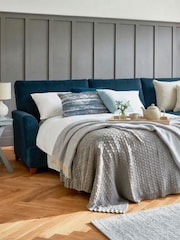 Willow & Hall Royal Blue Alderton Sofa Bed - Image 4 of 5