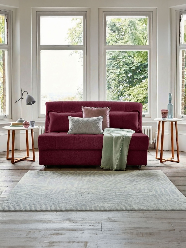 Willow & Hall Pomegranate Red Appley Sofa Bed - Image 1 of 5 Willow & Hall Pomegranate Red Appley Sofa Bed - Image 1 of 5