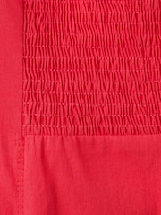 Mango Red Square Neck Midi Dress - Image 2 of 3