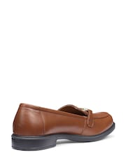 Hotter Rich Tan Brown Wide Fit Clovelly Slip-On Loafers - Image 3 of 4