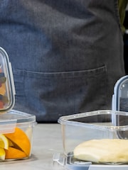 Masterclass 4 Piece Clear Smart Snap Food Storage Containers - Image 2 of 3