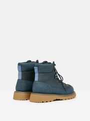 Joules Kendall Navy Lace-Up Boots - Image 3 of 8