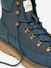 Joules Kendall Navy Lace-Up Boots - Image 7 of 8