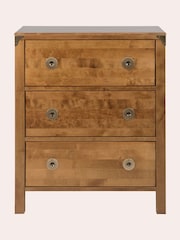 Laura Ashley Honey Gold Balmoral 3 Drawer Chest - Image 2 of 3