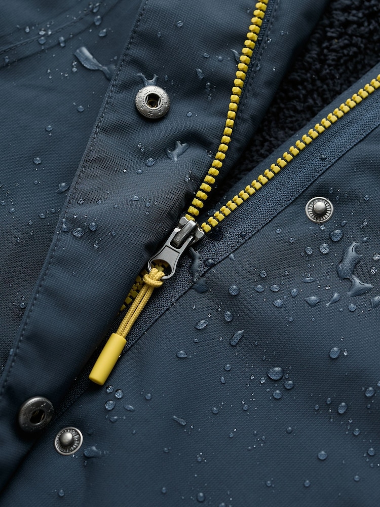 Seasalt Cornwall Blue Tall Janelle Raincoat - Image 5 of 5 Seasalt Cornwall Blue Tall Janelle Raincoat - Image 5 of 5