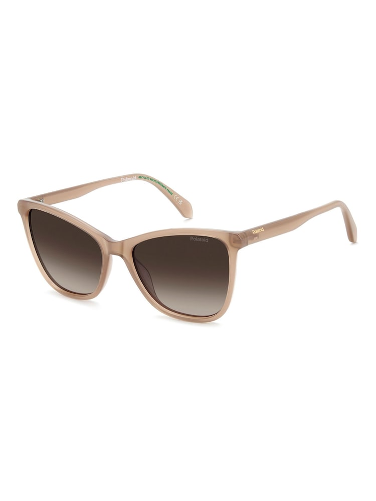 Polaroid Nude Squared Sunglasses - Image 1 of 7