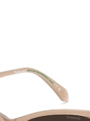 Polaroid Nude Squared Sunglasses - Image 6 of 7