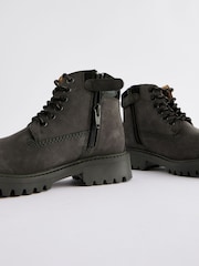Khaki Green Standard Fit (F) Leather Work Boots - Image 5 of 6
