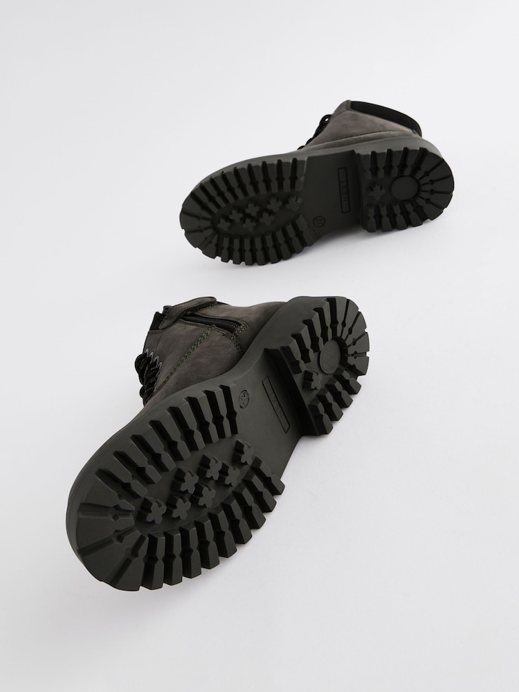 Khakigrün - Arbeitsstiefel aus Leder - Bild 6 von 6 Khakigrün - Arbeitsstiefel aus Leder - Bild 6 von 6