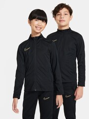 Nike Black/Gold Dri-FIT Academy Training Tracksuit - Image 1 of 8