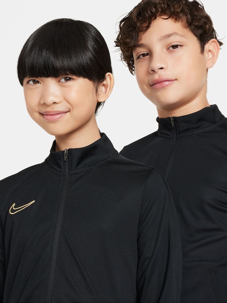 Nike Black/Gold Dri-FIT Academy Training Tracksuit - Image 7 of 8