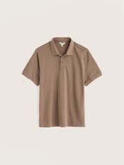 Seasalt Cornwall Light Brown Balefire Polo Shirt - Image 4 of 5