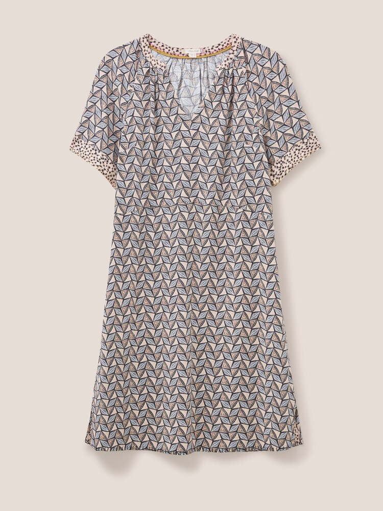 White Stuff Natural Cora Linen Blend Dress - Image 5 of 6