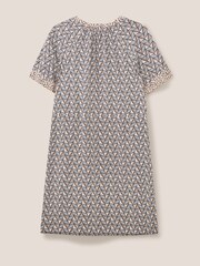 White Stuff Natural Cora Linen Blend Dress - Image 6 of 6