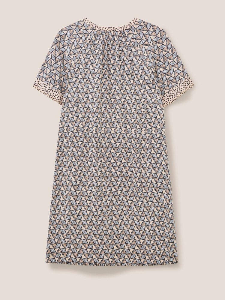 White Stuff Natural Cora Linen Blend Dress - Image 6 of 6
