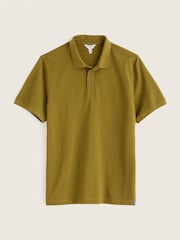 Seasalt Cornwall Khaki Green Balefire Polo Shirt - Image 4 of 5