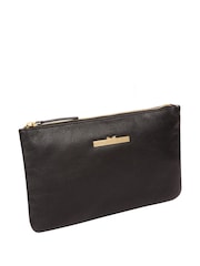 Pure Luxuries London Arlesey Leather 100% Cotton Clutch Bag - Image 4 of 5