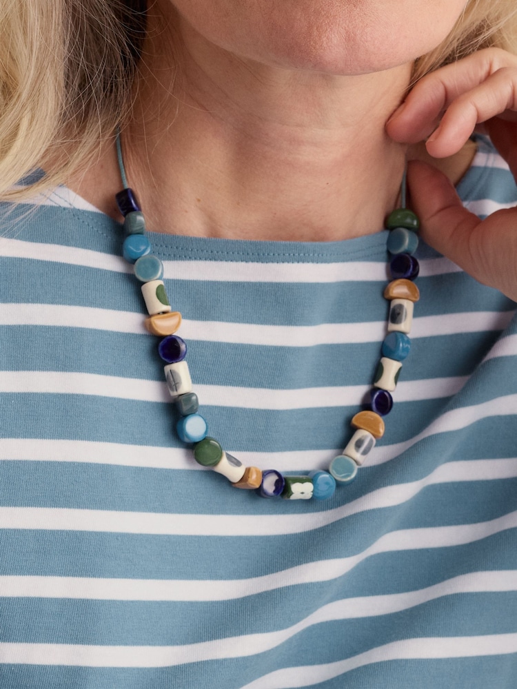 Seasalt Cornwall Blue Collan Necklace - Image 2 of 4 Seasalt Cornwall Blue Collan Necklace - Image 2 of 4
