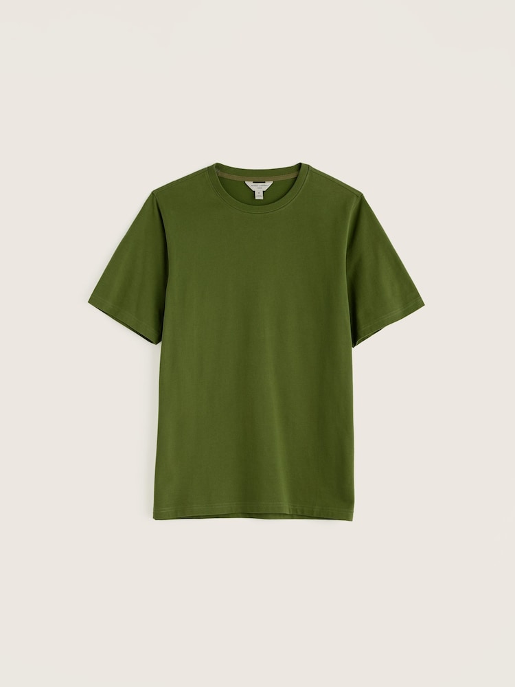 Seasalt Cornwall Green Mens Merthen 100% Cotton T-Shirt - Image 1 of 5 Seasalt Cornwall Green Mens Merthen 100% Cotton T-Shirt - Image 1 of 5