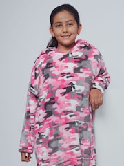 Harry Bear Pink Camo Lounge Hoodie - Image 2 of 4