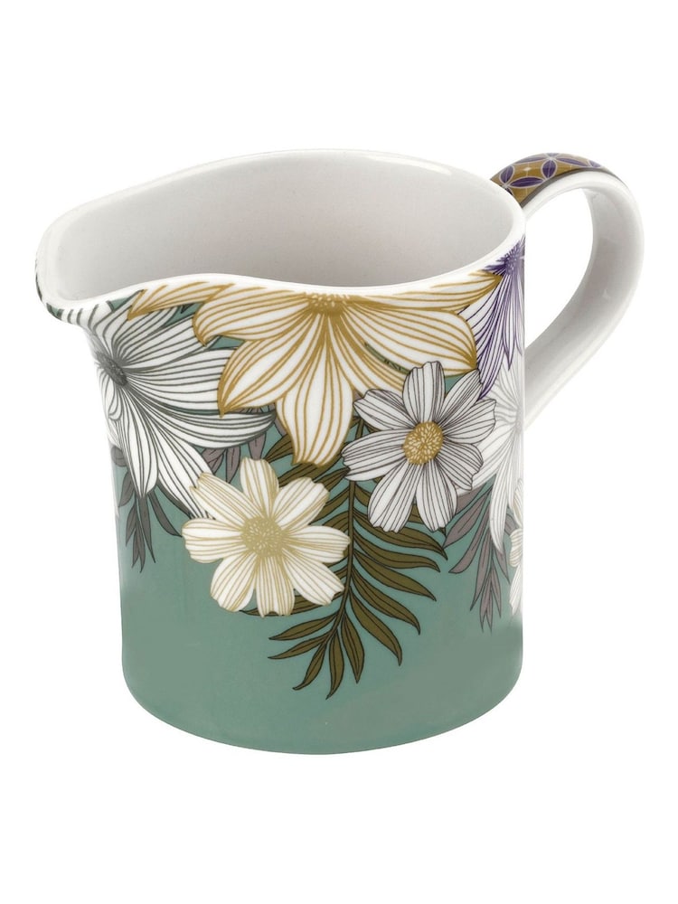 Portmeirion Green Atrium Cream Jug - Image 3 of 3