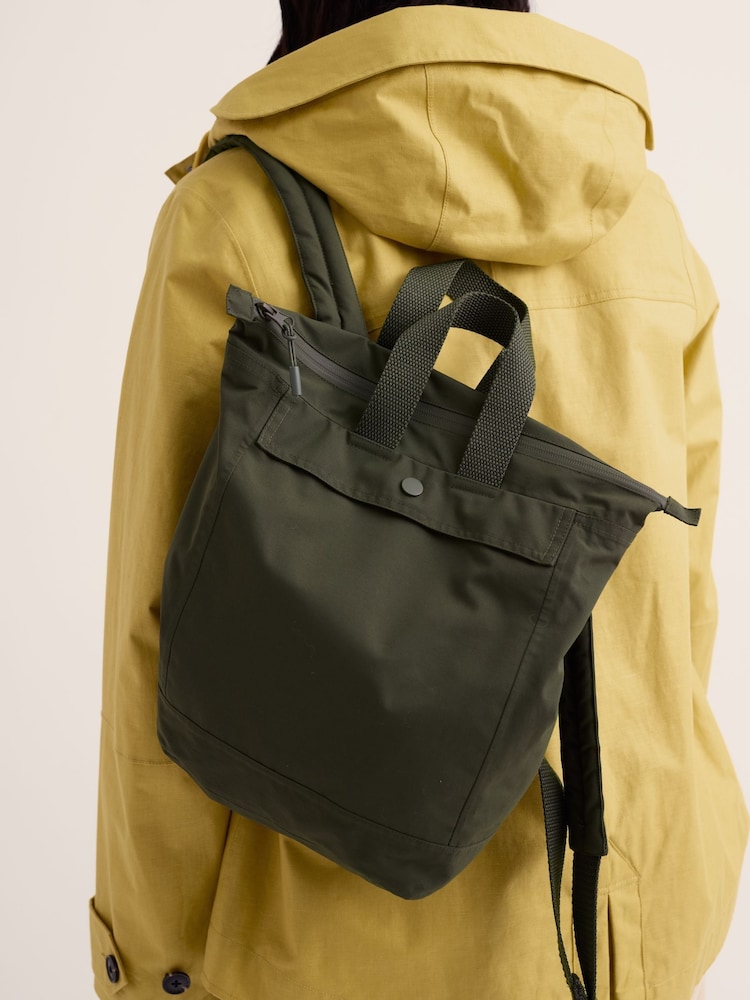 Seasalt Cornwall Green Porthlynn Waterproof Backpack - Image 6 of 6