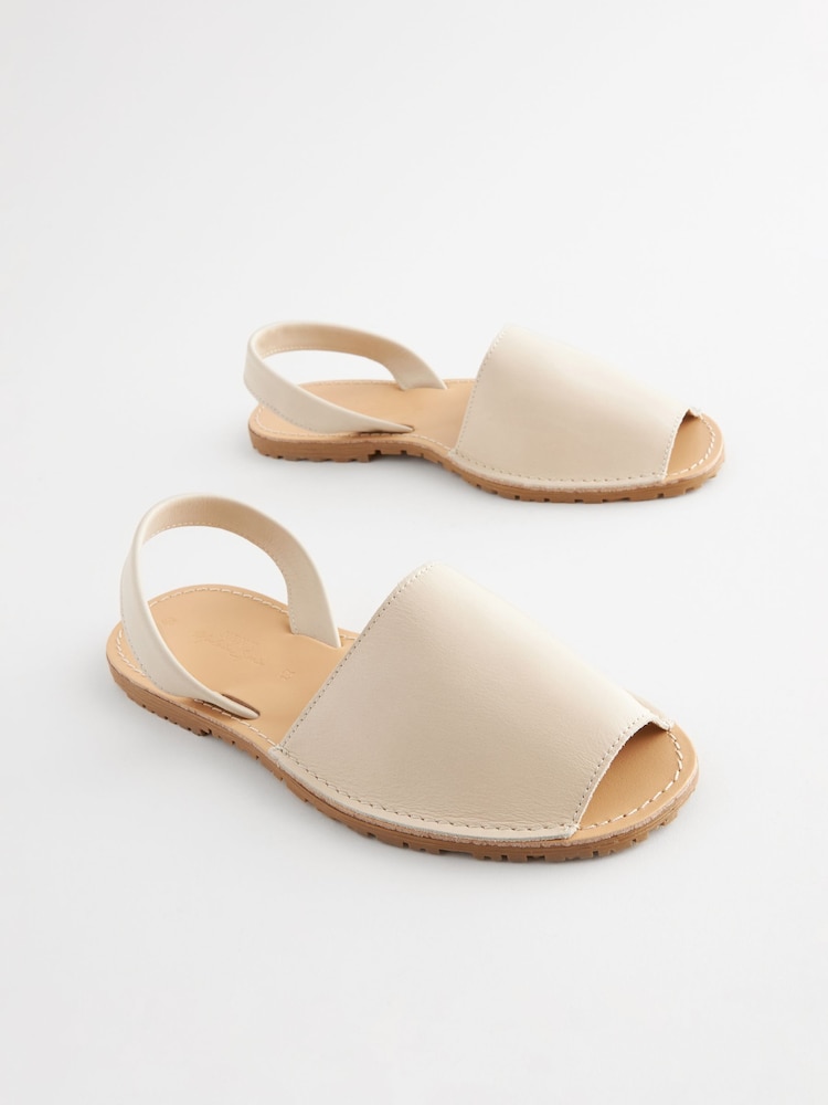 Bone Beach Leather Sandals - Image 3 of 7