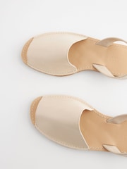 Bone Beach Leather Sandals - Image 6 of 7