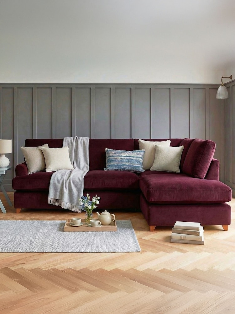 Willow & Hall Burgundy Red Alderton Sofa Bed - Image 1 of 5 Willow & Hall Burgundy Red Alderton Sofa Bed - Image 1 of 5