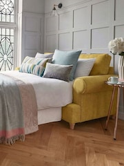Willow & Hall Marigold Yellow Buttermere Sofa Bed - Image 4 of 5