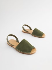 Khaki Green Beach Sandals - Image 3 of 7