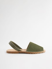 Khaki Green Beach Sandals - Image 4 of 7