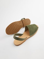 Khaki Green Beach Sandals - Image 5 of 7