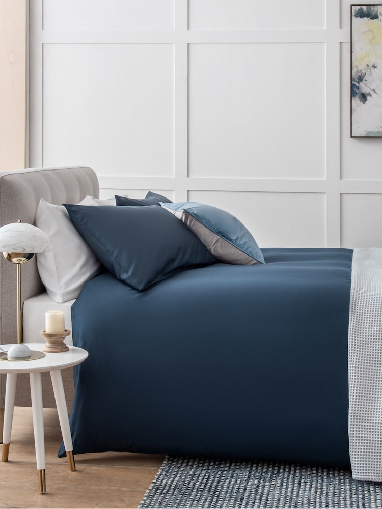 400 Thread Count 100% egiptovski bombaž Sateen Luxury prešito pregrinjalo and Pillowcase Set - Slika 2 iz 4