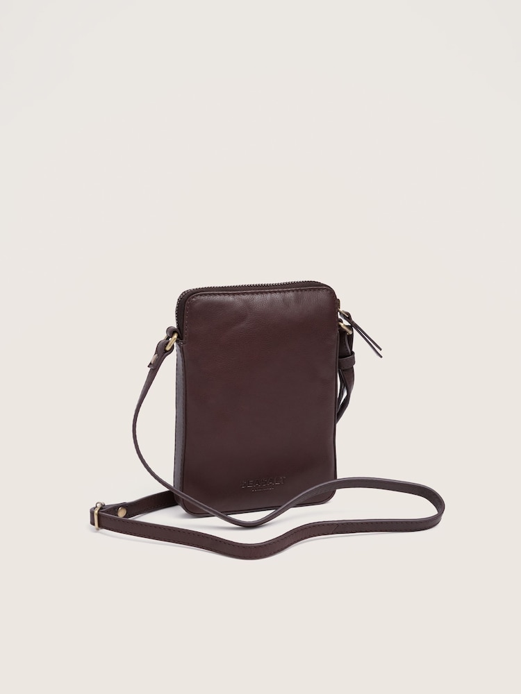 Seasalt Cornwall Brown Kenwyn Phone Bag - Image 2 of 4 Seasalt Cornwall Brown Kenwyn Phone Bag - Image 2 of 4