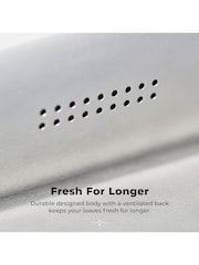 Tower Grey Solitaire Bread Bin - Image 3 of 5