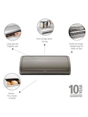 Brabantia Platinum Roll Top Bread Bin - Image 4 of 5