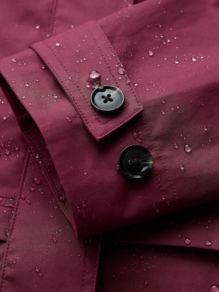 Seasalt Cornwall Purple Sea Lights Trench Coat - Image 5 of 5 Seasalt Cornwall Purple Sea Lights Trench Coat - Image 5 of 5