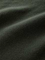 Green 100% Cotton Rib Crew Neck Knitted Tank - Image 6 of 6