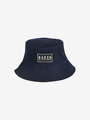 Baker by Ted Baker Boys Navy Bucket Hat - Image 5 of 6