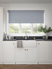 Silver Grey Solar Made to Measure Blackout Roller Blind - Image 2 of 6